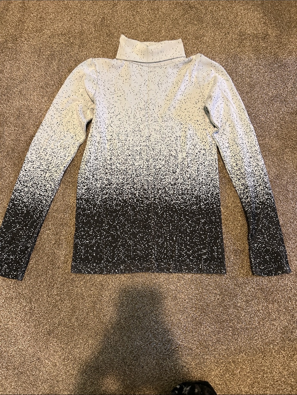 Athleta Speckled Ombre Turtleneck